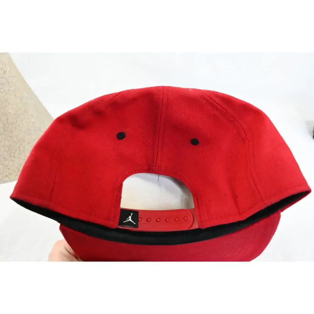 Jordan Red & Black Accent Snapback Hat